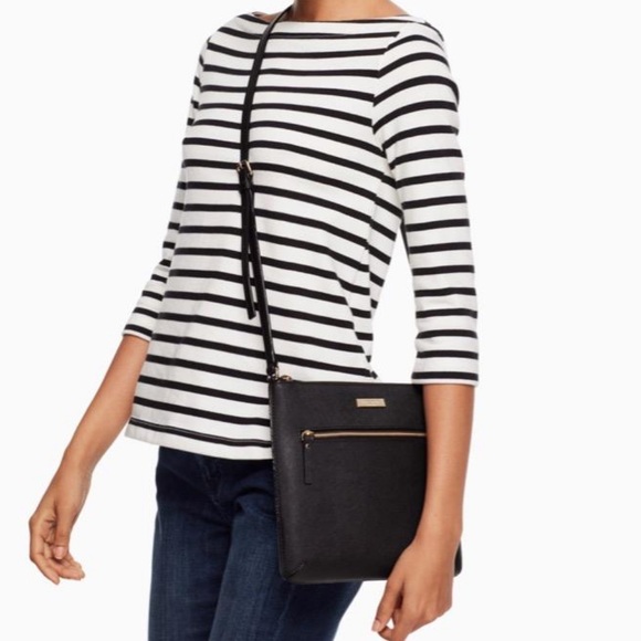 ♠️ NWT Kate Spade Laurel Way Rima Crossbody Bag | Black - Picture 8 of 9